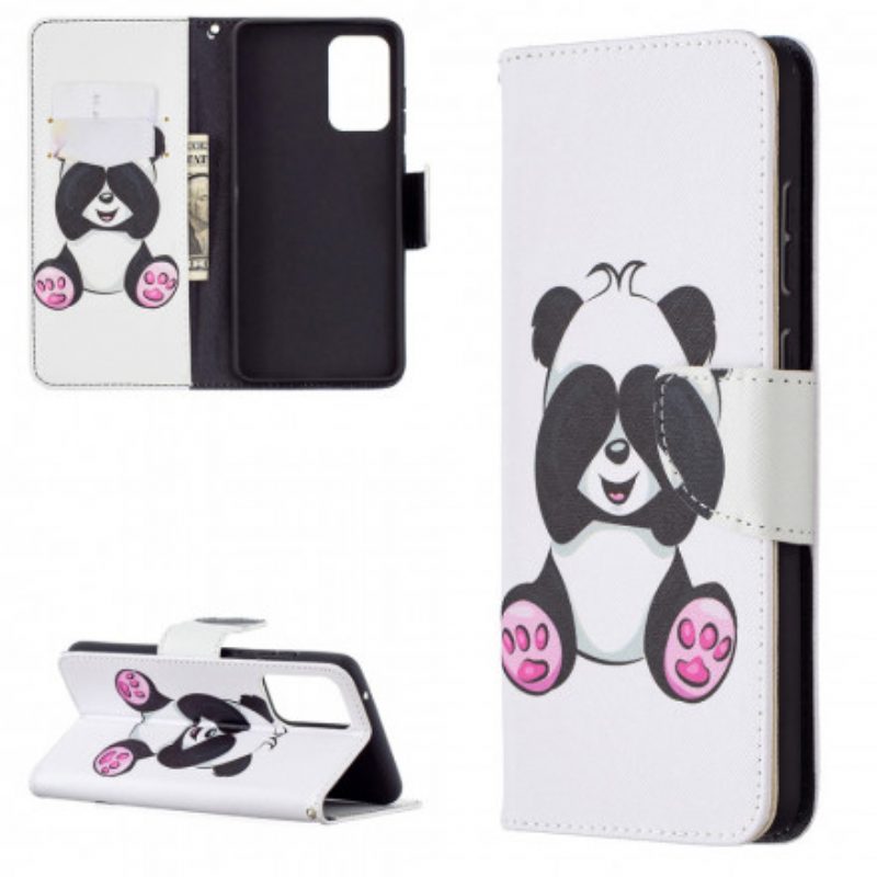 Flip Case voor Samsung Galaxy A72 4G / A72 5G Panda-plezier