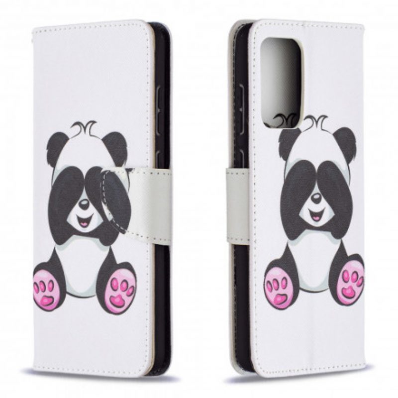 Flip Case voor Samsung Galaxy A72 4G / A72 5G Panda-plezier