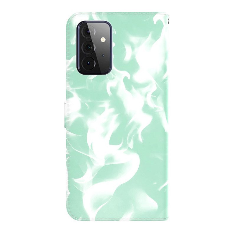 Folio-hoesje voor Samsung Galaxy A72 4G / A72 5G Abstract Patroon