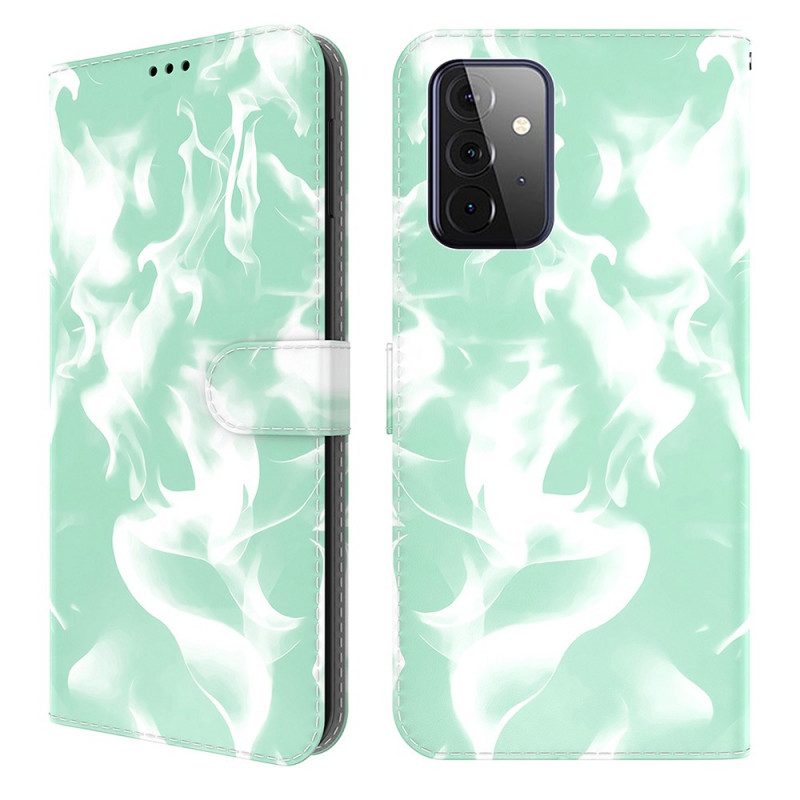 Folio-hoesje voor Samsung Galaxy A72 4G / A72 5G Abstract Patroon