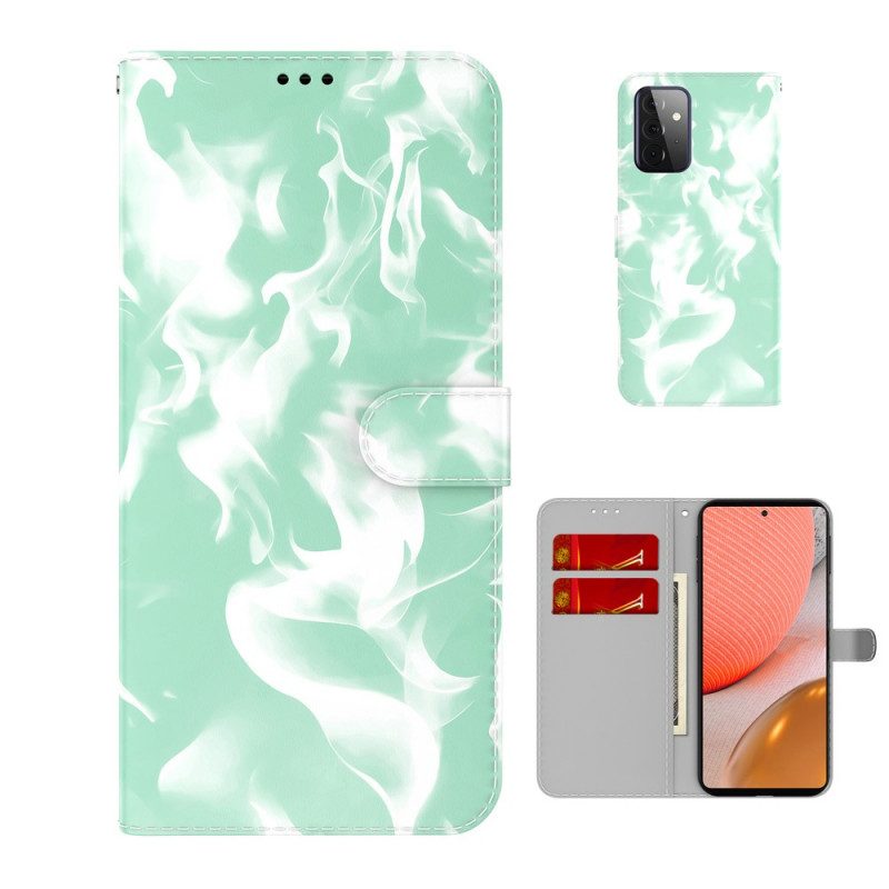 Folio-hoesje voor Samsung Galaxy A72 4G / A72 5G Abstract Patroon