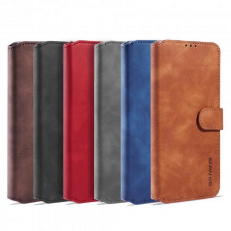 Folio-hoesje voor Samsung Galaxy A72 4G / A72 5G Dg.ming Retro