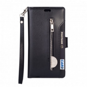 Folio-hoesje voor Samsung Galaxy A72 4G / A72 5G Portemonnee Met Lanyard