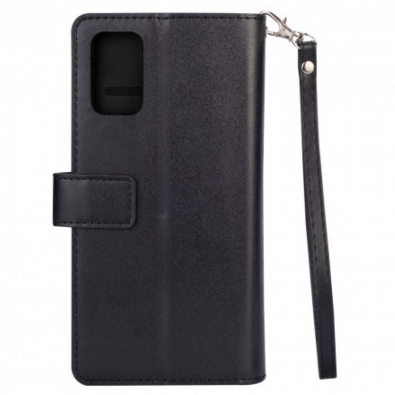 Folio-hoesje voor Samsung Galaxy A72 4G / A72 5G Portemonnee Met Lanyard