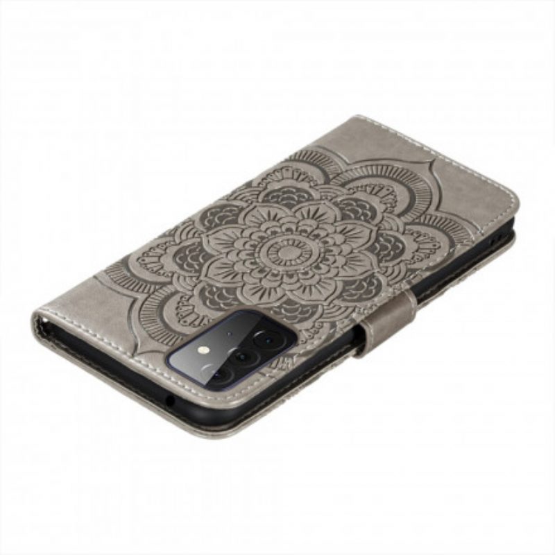 Folio-hoesje voor Samsung Galaxy A72 4G / A72 5G Volledige Mandala