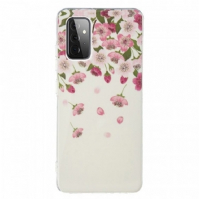 Hoesje voor Samsung Galaxy A72 4G / A72 5G Fluorescerende Bloemen