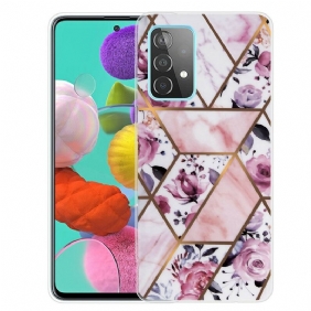 Hoesje voor Samsung Galaxy A72 4G / A72 5G Geometrisch Marmer