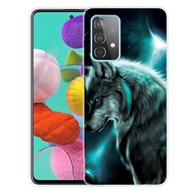 Hoesje voor Samsung Galaxy A72 4G / A72 5G Koninklijke Wolf