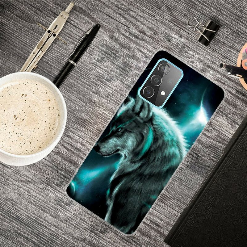 Hoesje voor Samsung Galaxy A72 4G / A72 5G Koninklijke Wolf