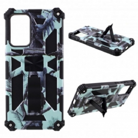 Telefoonhoesje voor Samsung Galaxy A72 4G / A72 5G Camouflage Verwijderbare Ondersteuning