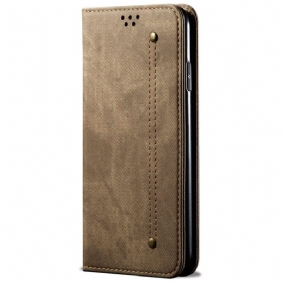 Folio-hoesje Xiaomi 14 Pro Jeansstof Bescherming Hoesje