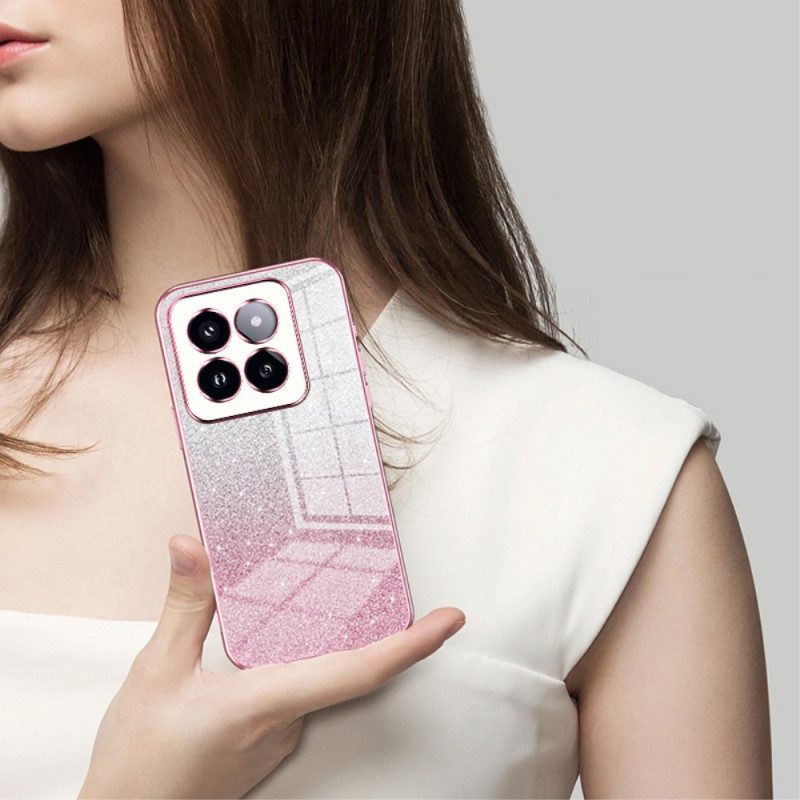 Hoesje Xiaomi 14 Pro Gradiëntglitter Bescherming Hoesje