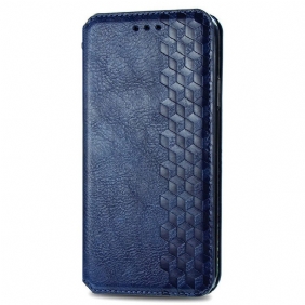 Bescherming Hoesje voor Samsung Galaxy M53 5G Folio-hoesje Patroon Met Leereffect