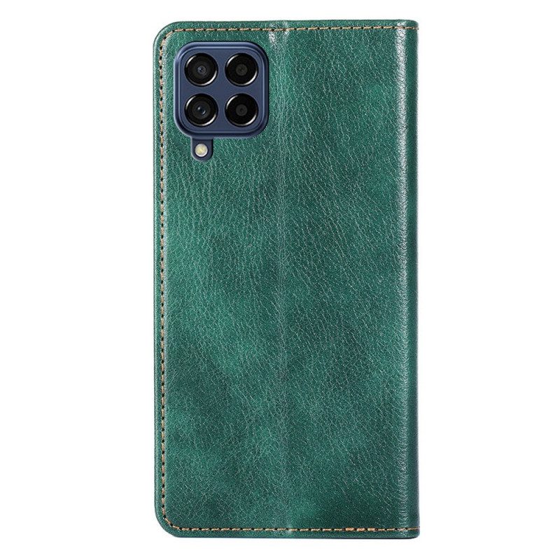 Bescherming Hoesje voor Samsung Galaxy M53 5G Folio-hoesje Retro Kunstleer