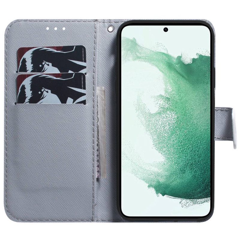 Folio-hoesje voor Samsung Galaxy M53 5G Aquarel Hond