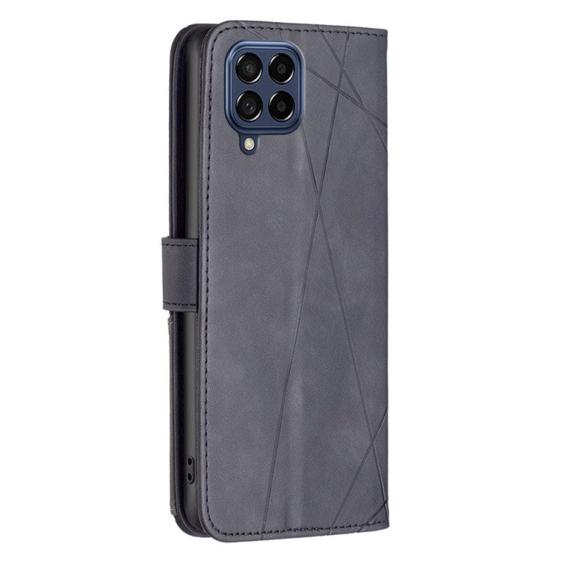 Folio-hoesje voor Samsung Galaxy M53 5G Binfen-kleurendriehoeken