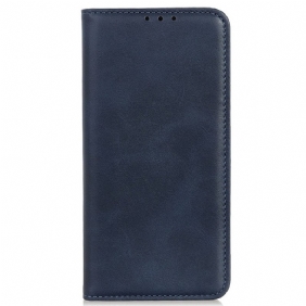 Folio-hoesje voor Samsung Galaxy M53 5G Gespleten Leer