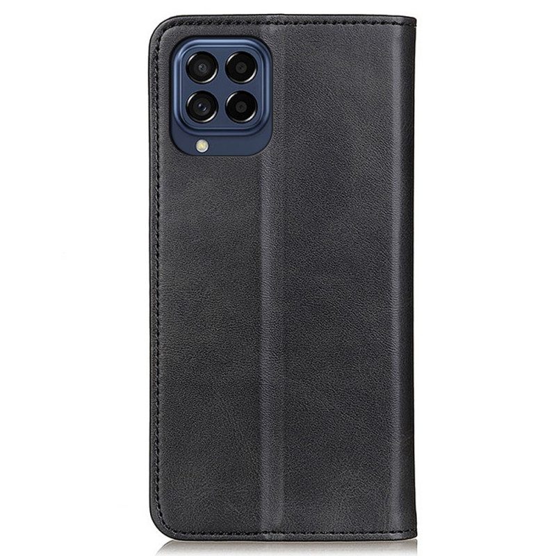 Folio-hoesje voor Samsung Galaxy M53 5G Gespleten Leer