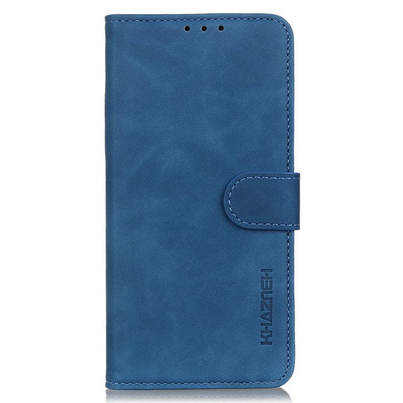 Folio-hoesje voor Samsung Galaxy M53 5G Khazneh Vintage Leereffect