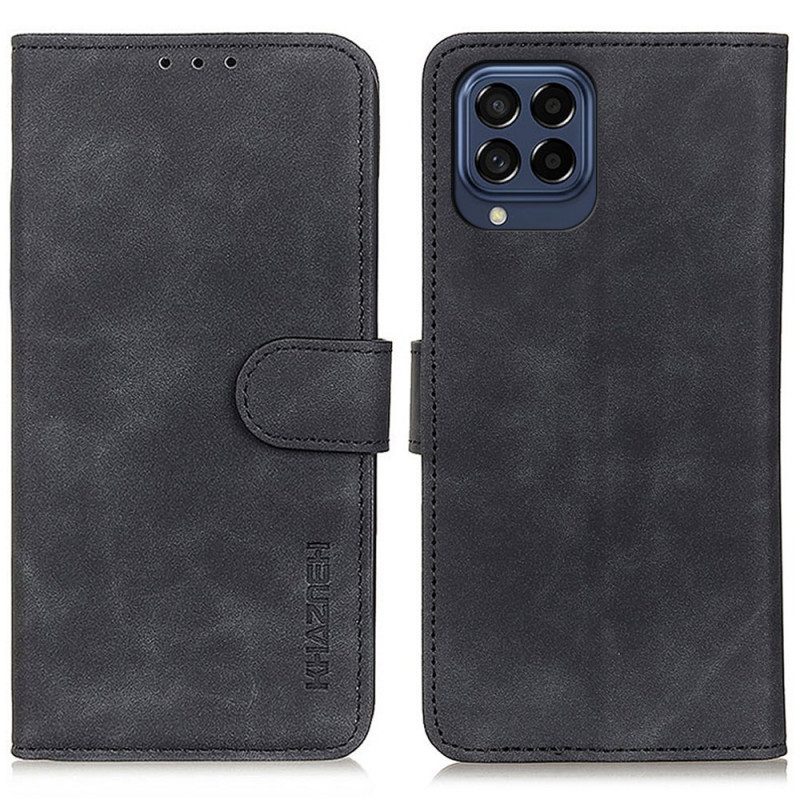 Folio-hoesje voor Samsung Galaxy M53 5G Khazneh Vintage Leereffect