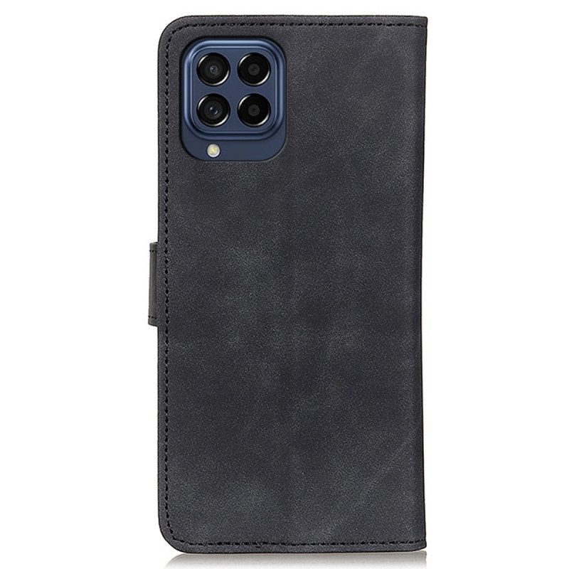 Folio-hoesje voor Samsung Galaxy M53 5G Khazneh Vintage Leereffect