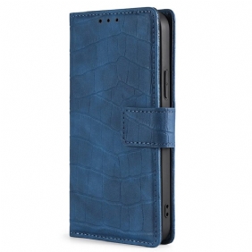 Folio-hoesje voor Samsung Galaxy M53 5G Krokodillenhuidstijl