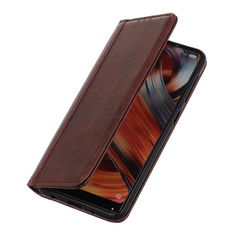 Folio-hoesje voor Samsung Galaxy M53 5G Litchi Splitleer