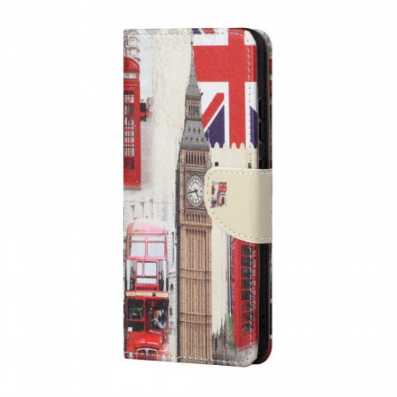 Folio-hoesje voor Samsung Galaxy M53 5G Londen