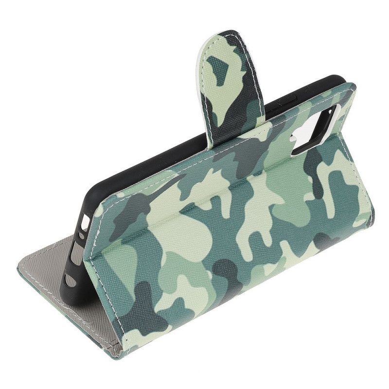 Folio-hoesje voor Samsung Galaxy M53 5G Militaire Camouflage