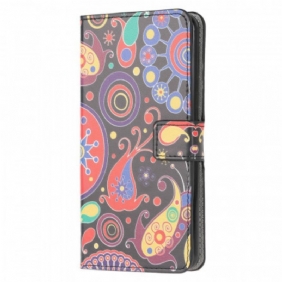 Folio-hoesje voor Samsung Galaxy M53 5G Galaxy Patroon