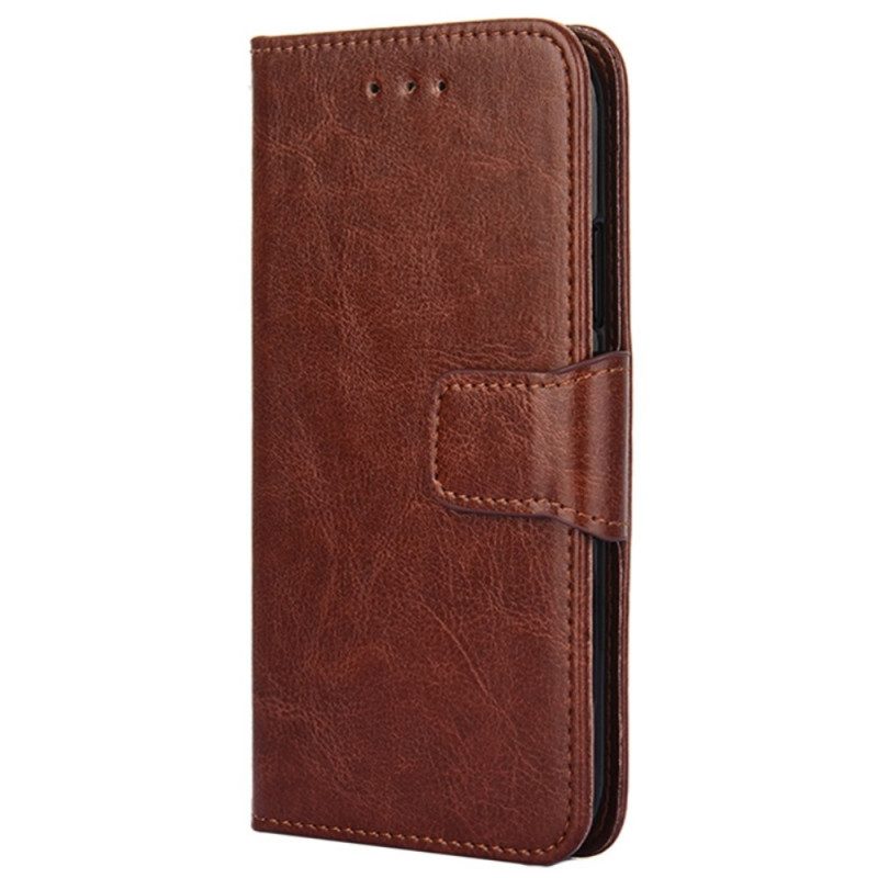 Folio-hoesje voor Samsung Galaxy M53 5G Vintage Leereffect