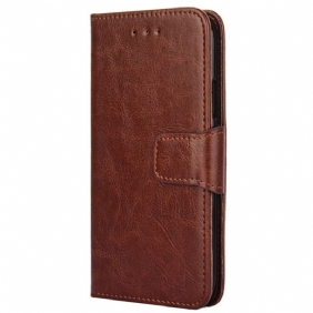 Folio-hoesje voor Samsung Galaxy M53 5G Vintage Leereffect