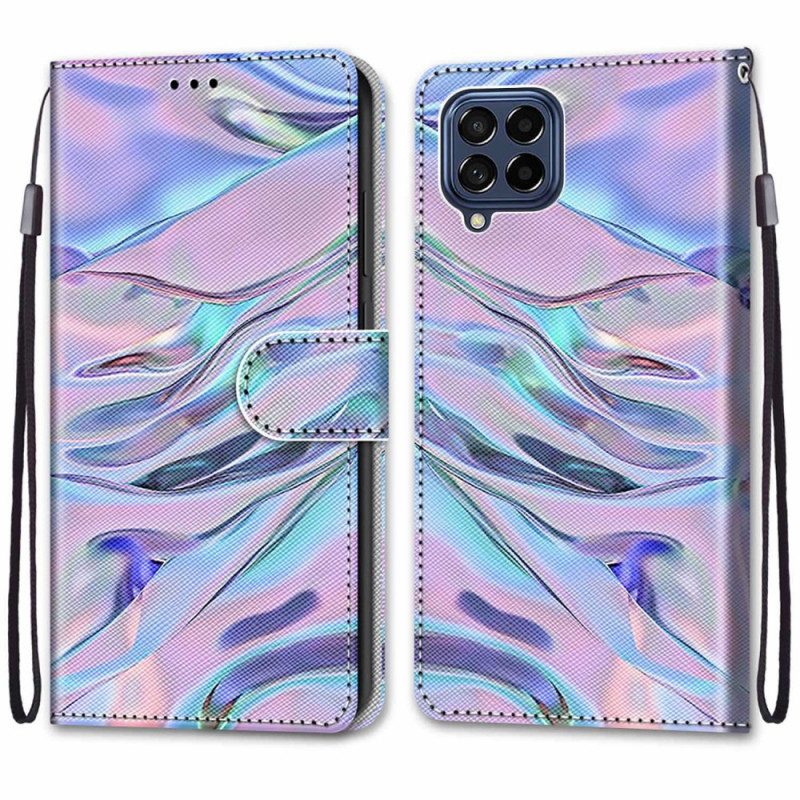 Folio-hoesje voor Samsung Galaxy M53 5G Zoals Verf