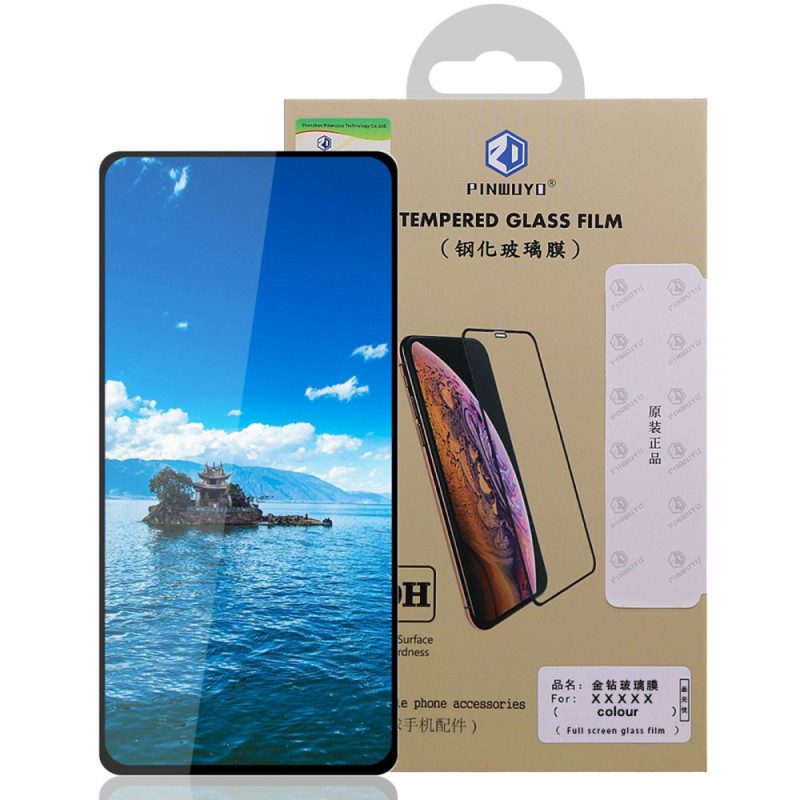 Samsung Galaxy M53 5G Zwarte Rand Gehard Glas Screenprotector