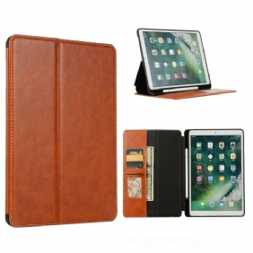 Case voor iPad 10.2" (2020) (2019) Luxe Leereffect