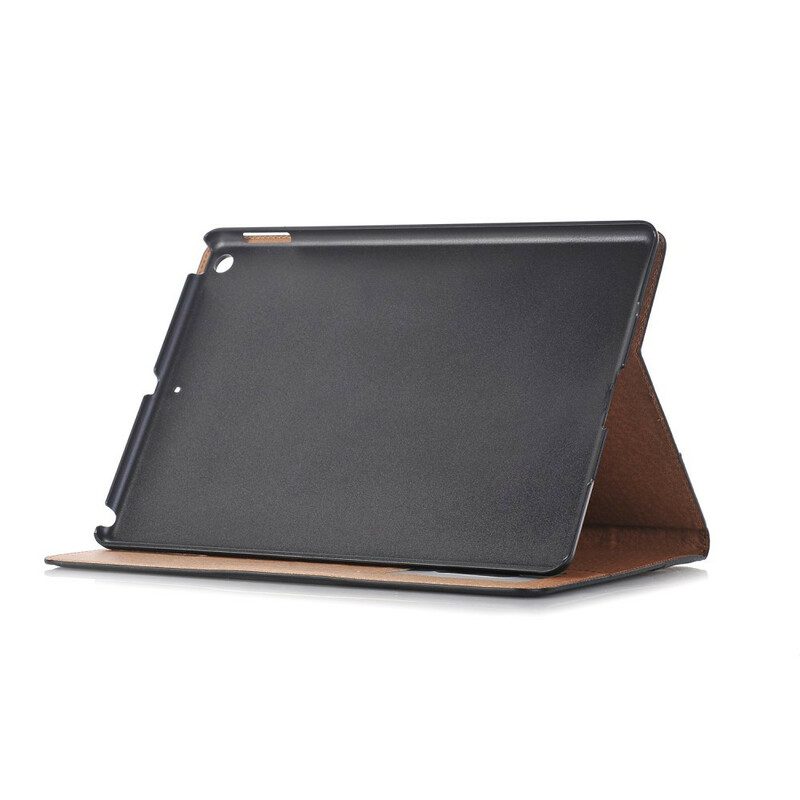 Case voor iPad 10.2" (2020) (2019) Retro Leereffect Met Klinknagels