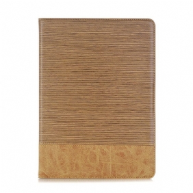 Cover voor iPad 10.2" (2020) (2019) Tweekleurig Getextureerd