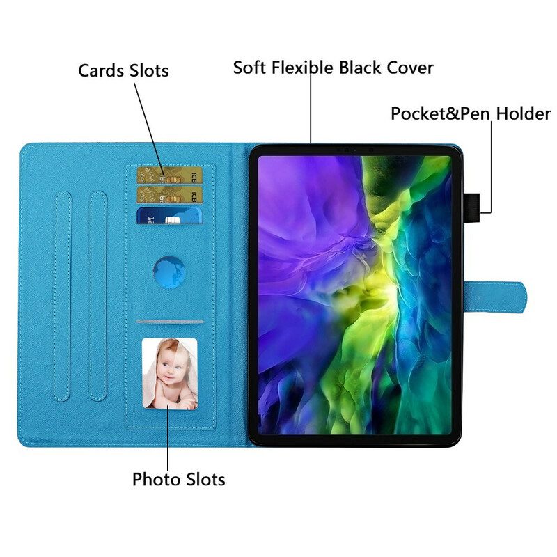 Flip Case voor iPad 10.2" (2020) (2019) Bloeiende Takken