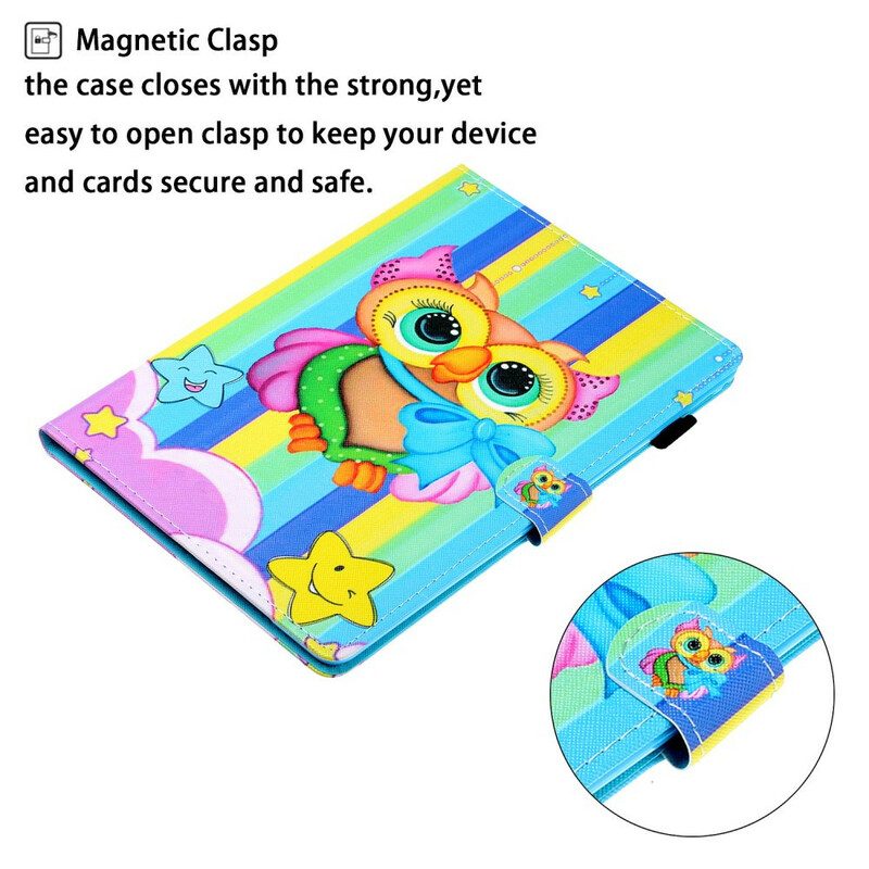 Flip Case voor iPad 10.2" (2020) (2019) Grappige Vogel