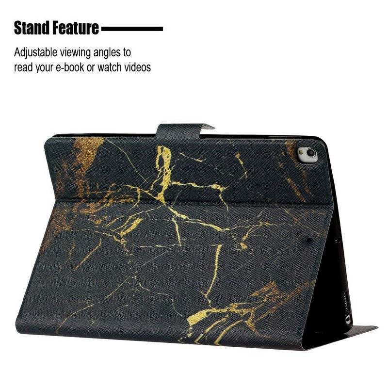 Flip Case voor iPad 10.2" (2020) (2019) Marmeren Stijl