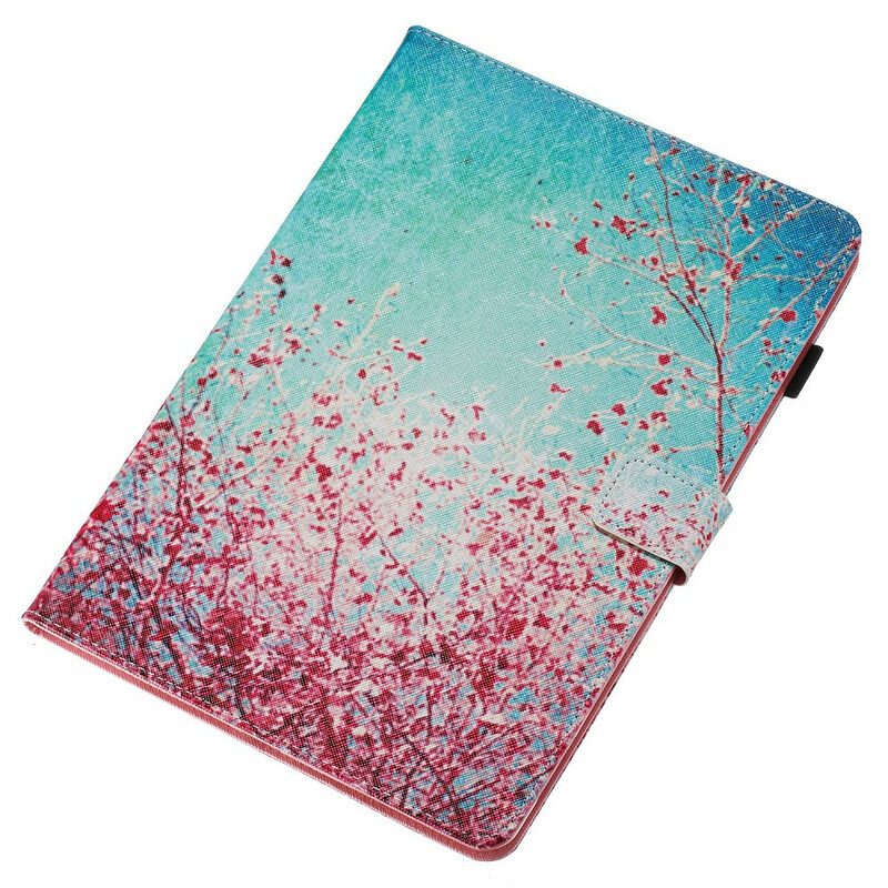 Flip Case voor iPad 10.2" (2020) (2019) Rode Takken