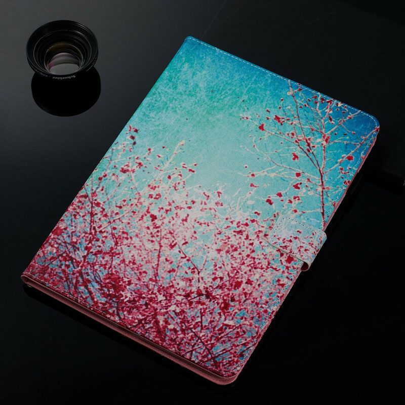 Flip Case voor iPad 10.2" (2020) (2019) Rode Takken