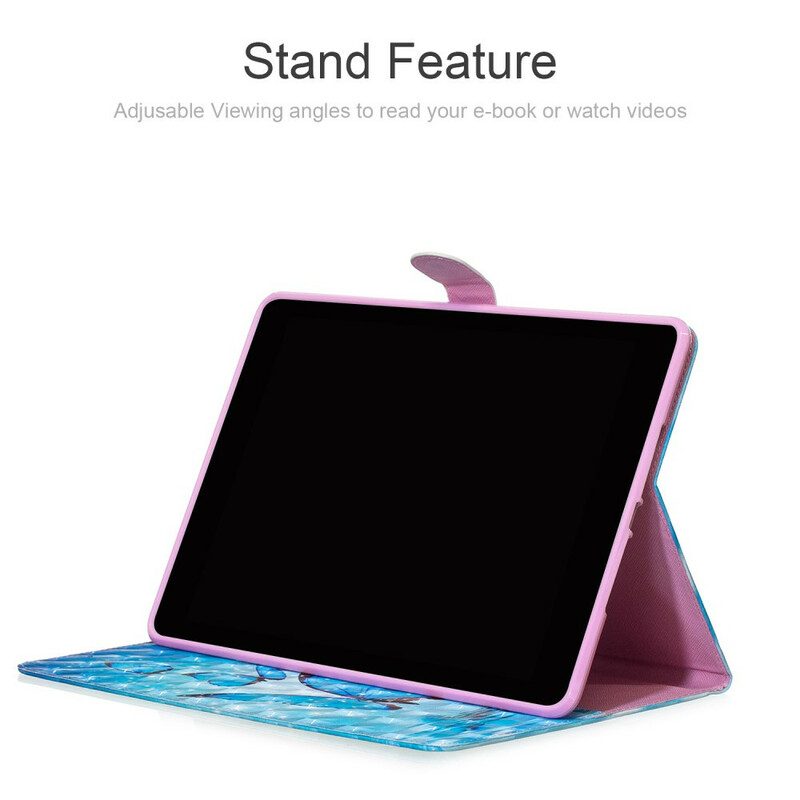 Flip Case voor iPad 10.2" (2020) (2019) Vlinders Spotlicht