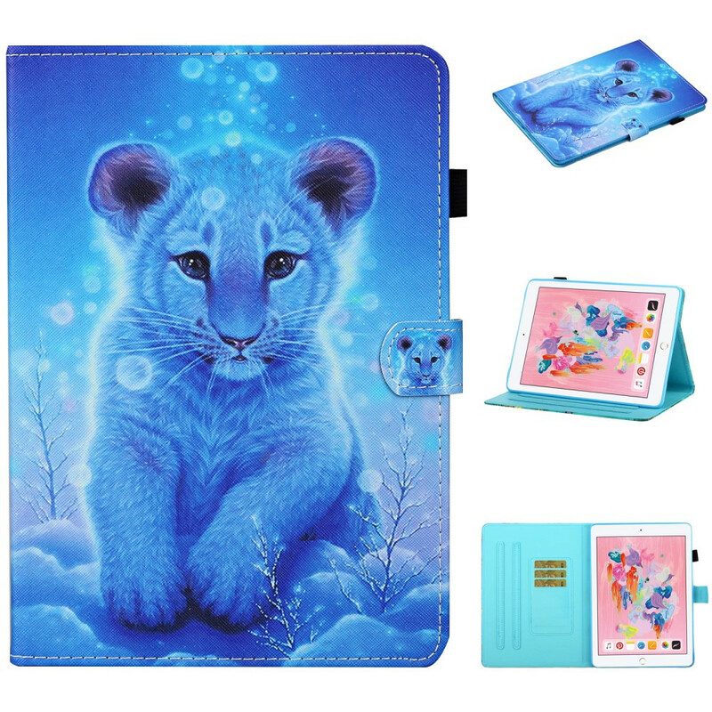 Folio-hoesje voor iPad 10.2" (2020) (2019) Baby Tijger