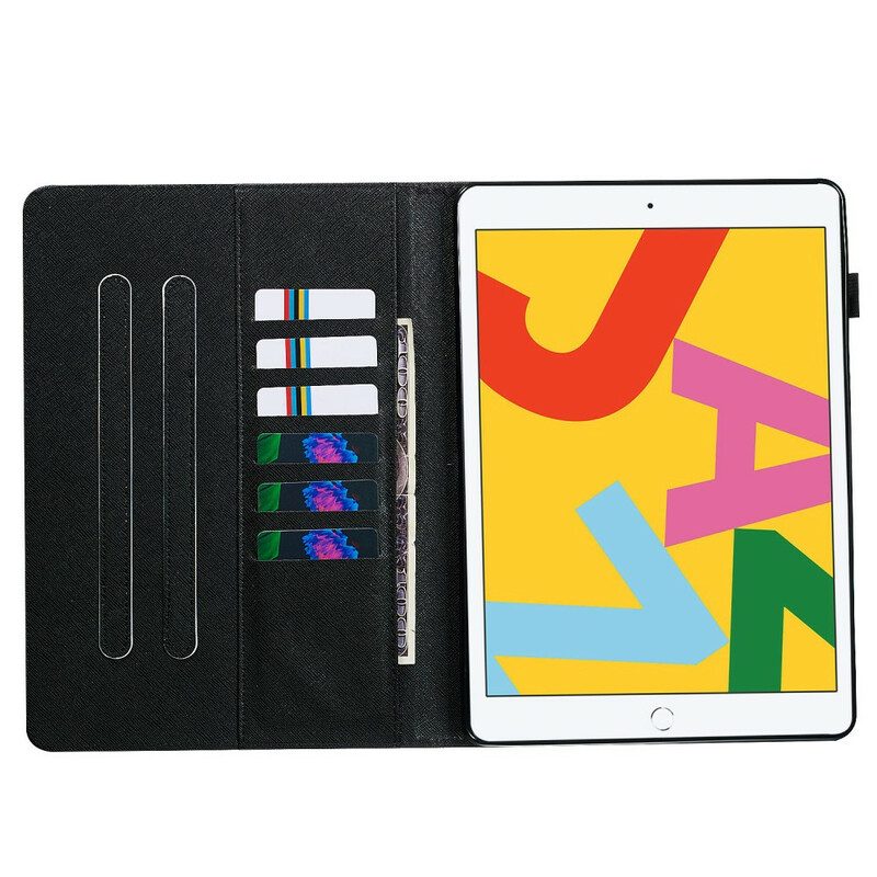 Folio-hoesje voor iPad 10.2" (2020) (2019) Bloemen