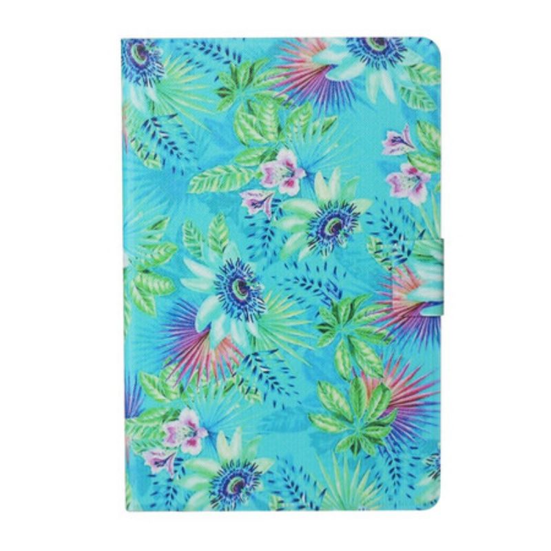 Folio-hoesje voor iPad 10.2" (2020) (2019) Bloemen En Bladeren