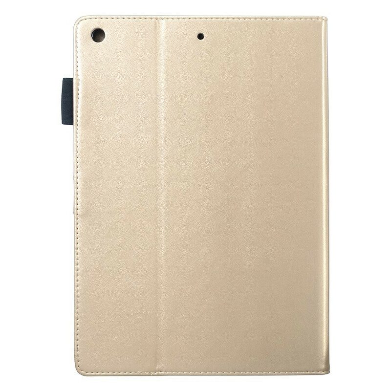 Folio-hoesje voor iPad 10.2" (2020) (2019) Diamantvlinders Leereffect