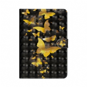 Folio-hoesje voor iPad 10.2" (2020) (2019) Gele Vlinders