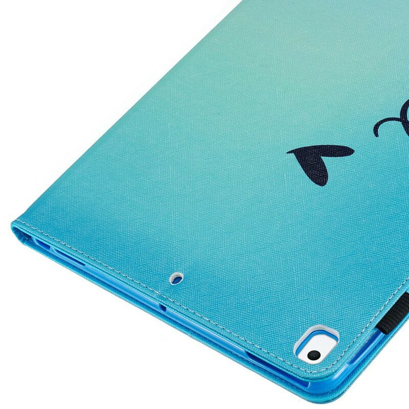 Folio-hoesje voor iPad 10.2" (2020) (2019) Glimlach