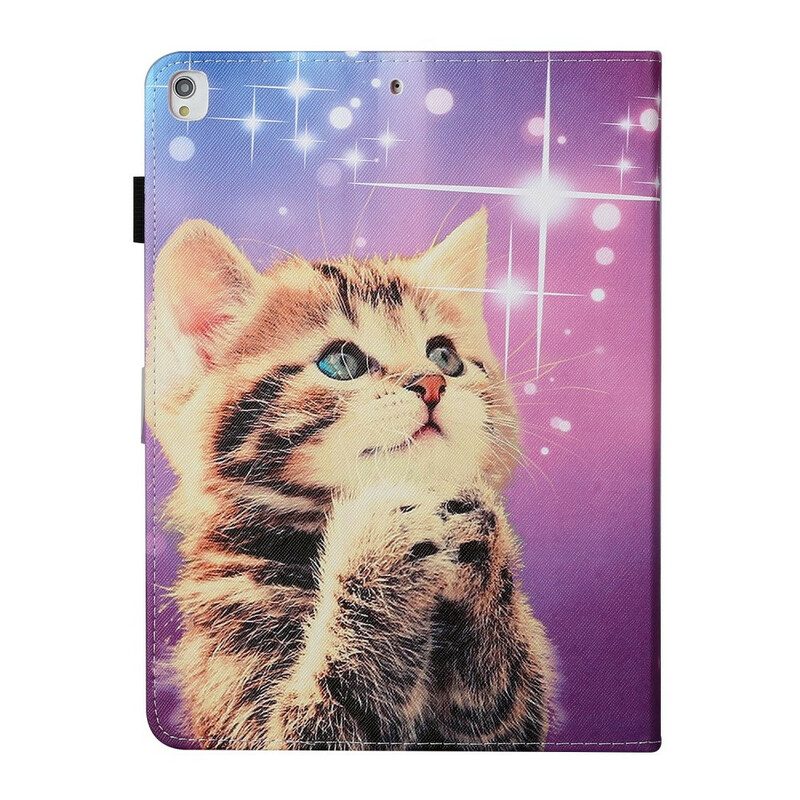 Folio-hoesje voor iPad 10.2" (2020) (2019) Kitten Sterren